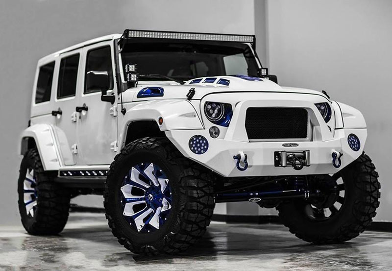The Jeep Wrangler "Stormtrooper" edition has to be the safest car on the market. You’re guaranteed not to hit anything