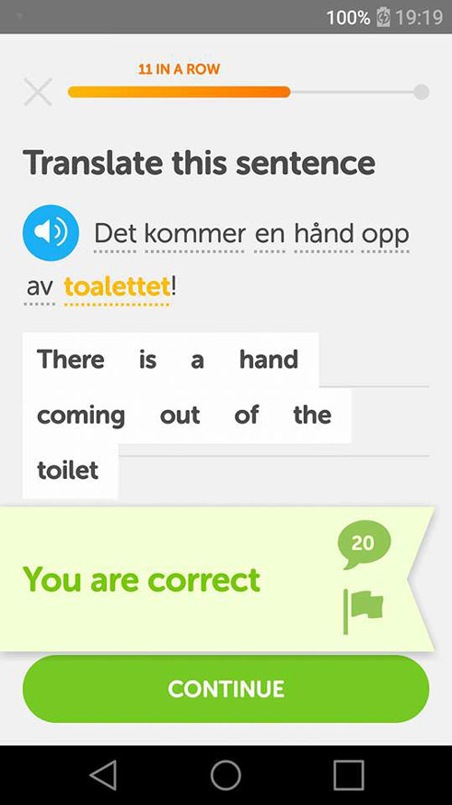 Erm, I guess I'm officially prepared for any situation in Norway