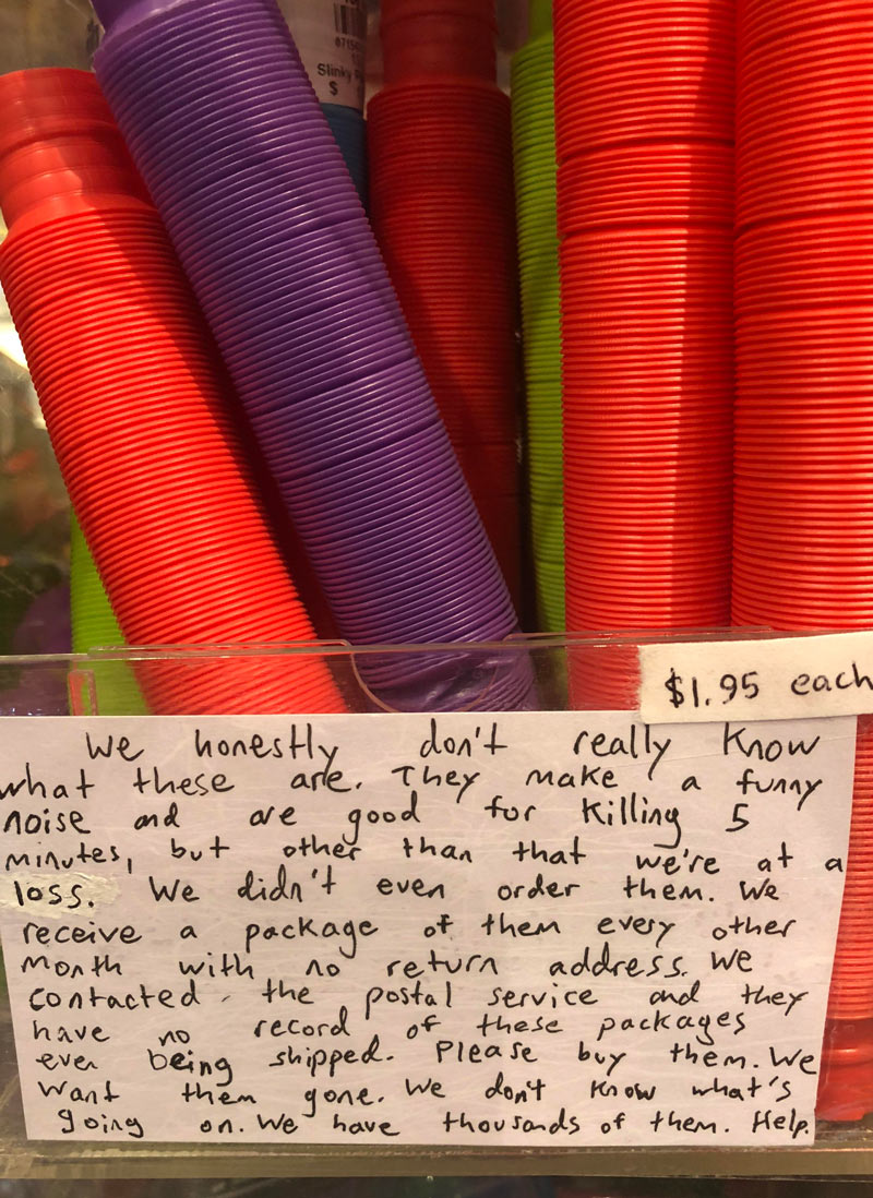 Seen in a toy store in Austin, TX