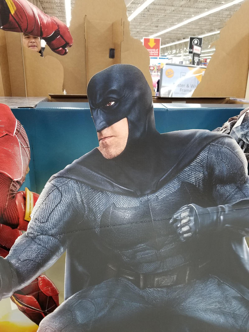 This Batman display at Walmart today