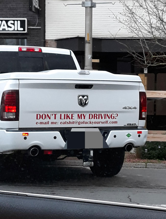 Saw this truck parked today