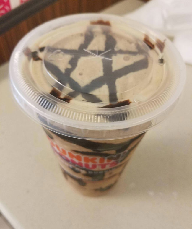 My local Dunkin Donuts has chosen me to serve the Dark Lord
