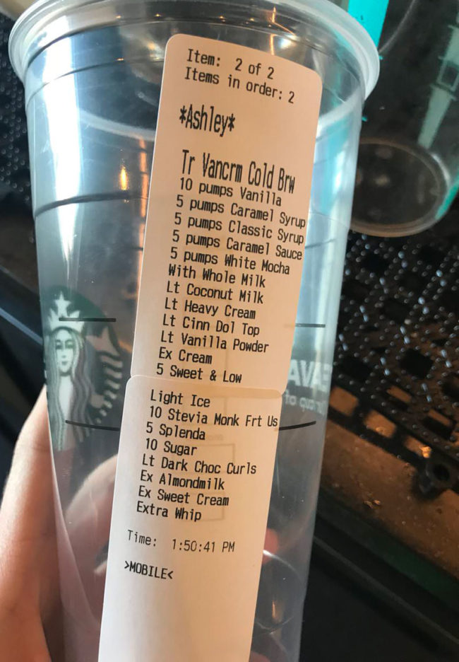 What the hell did that Starbucks do to you, Ashley?