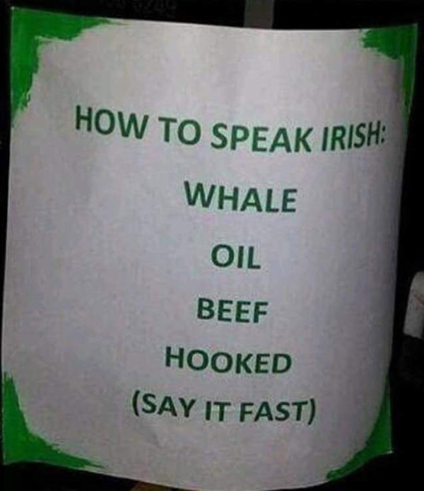 How to speak Irish