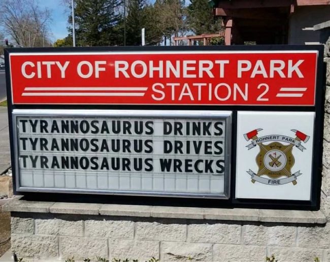 Mothers Against Drunk Dinosaurs