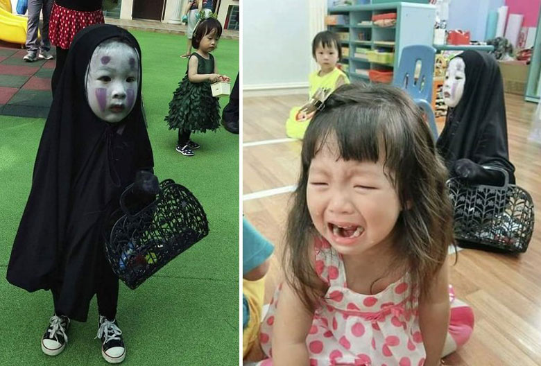 Spirited Away costume too spooky for other kindergartners