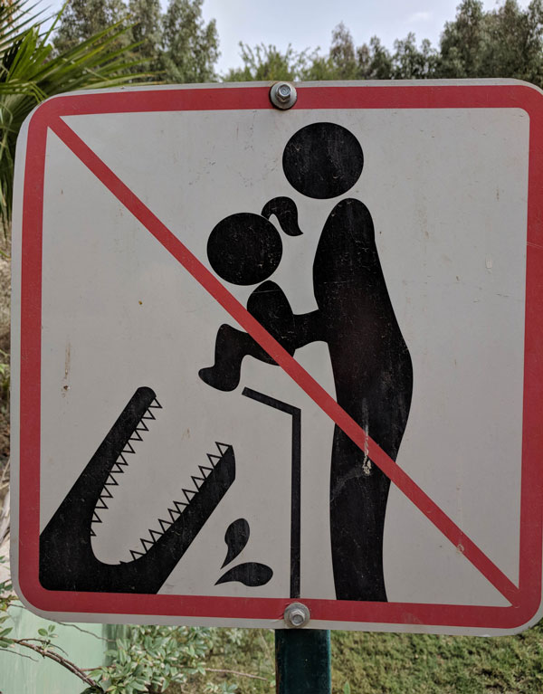 This Kuwait Zoo Sign