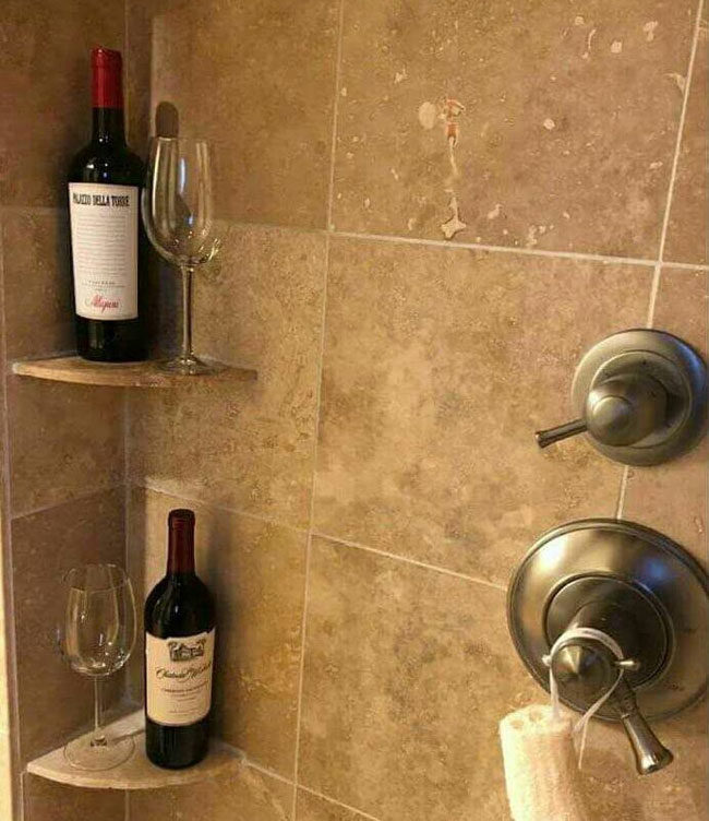 During my annual wellness check the nurse suggested at my age I should have a bar in the shower. I took her advice