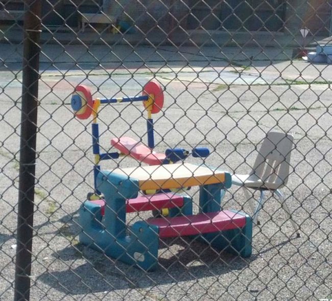A West Philly elementary school yard