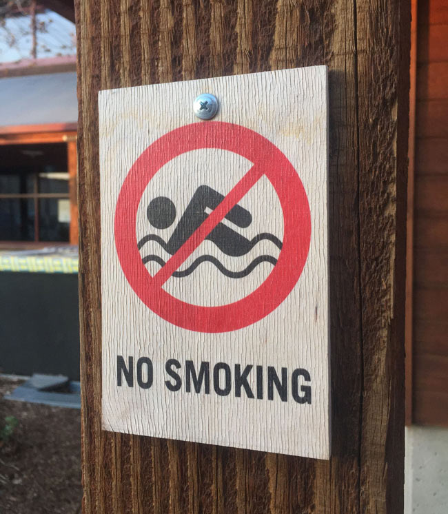 This sign at the New Belgium brewery
