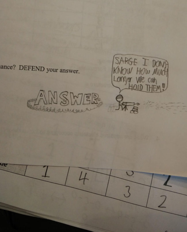 Saw the directions on my chemistry worksheet and couldn't resist
