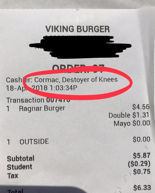 Local burger joint employees have Viking titles