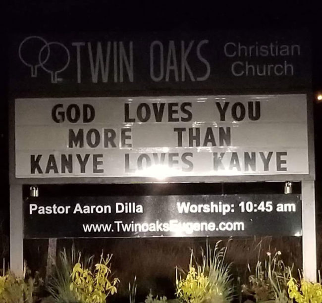 This sign at my local church