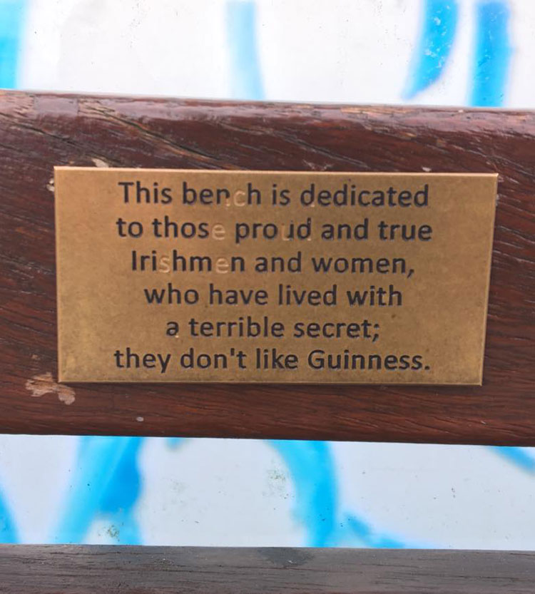 Saw this on Grattan Bridge in Dublin