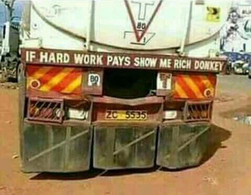 If hard work pays..