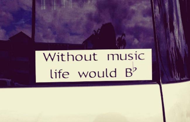Life without music..