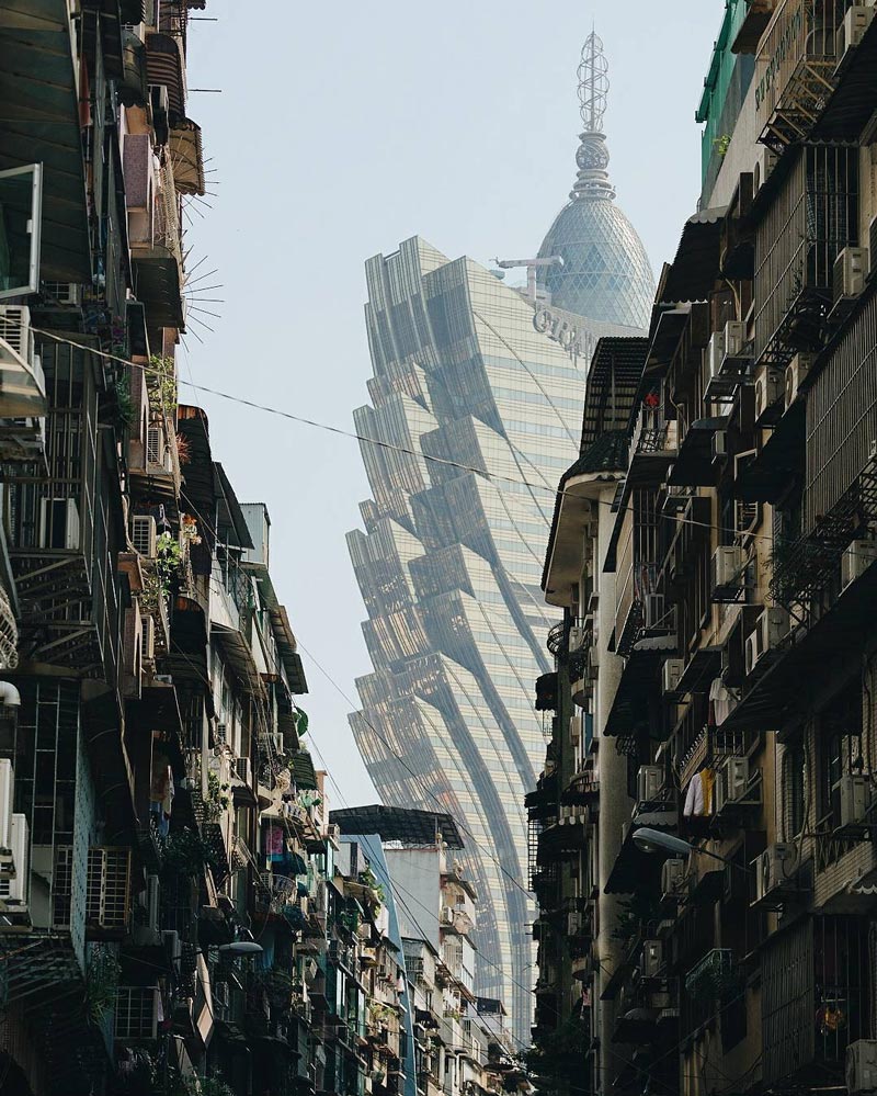 This picture of Macao looks like something from a sci-fi movie