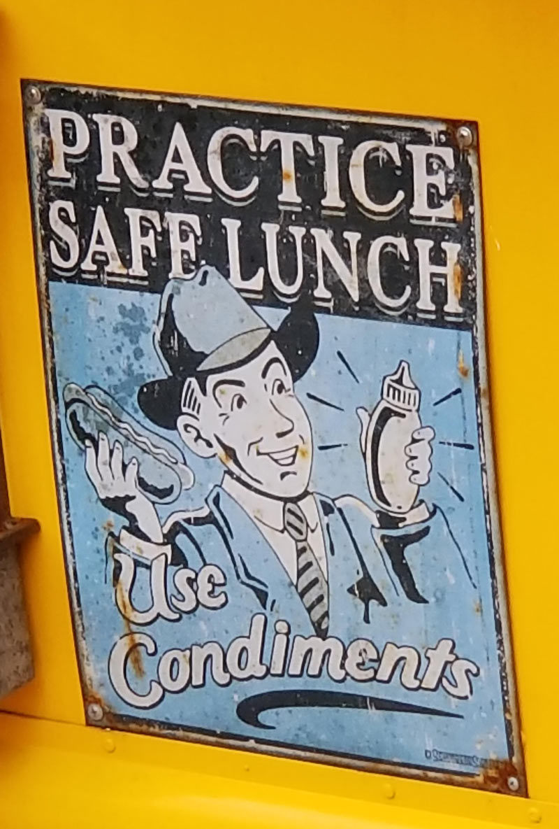 Practice safe lunch