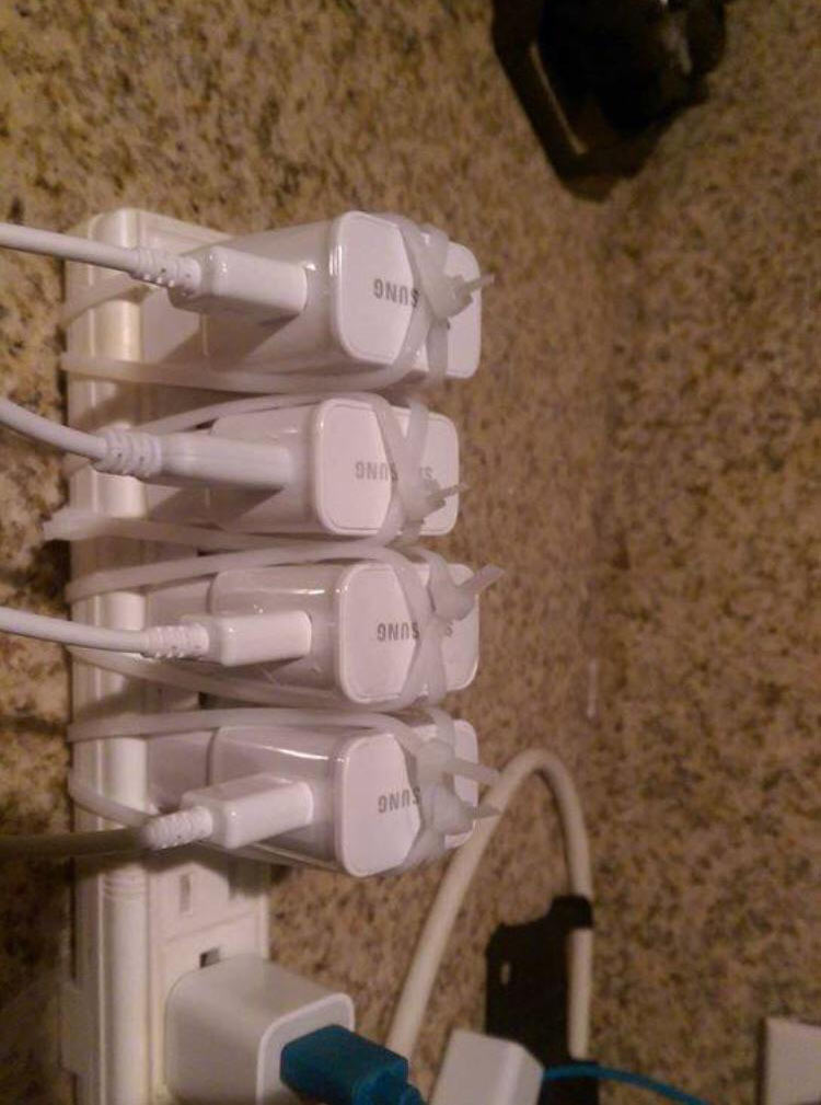 When dad gets sick of the chargers going awol..