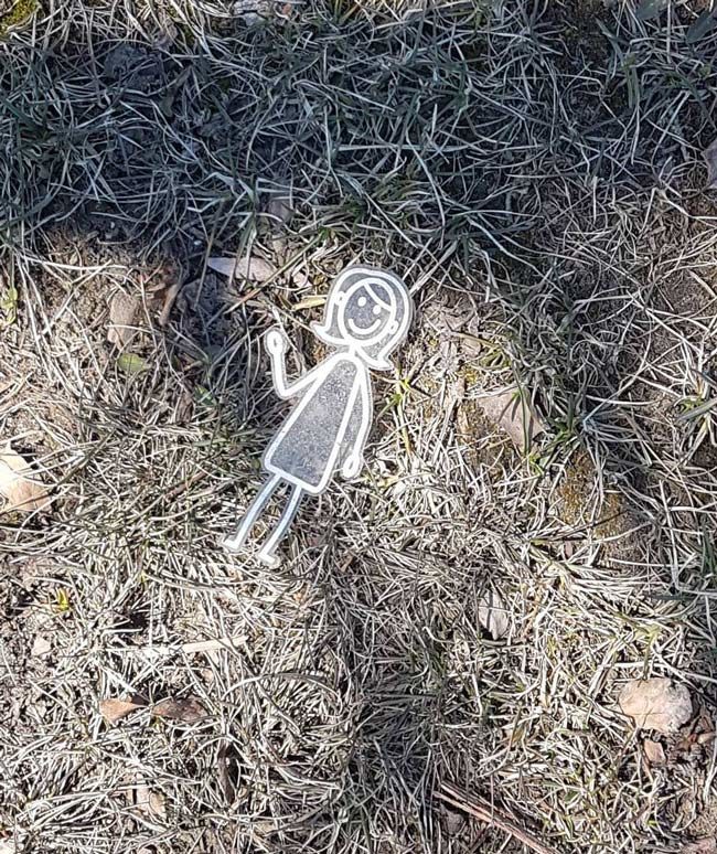 I saw this in the park today. Couldn't help but think someone got divorced