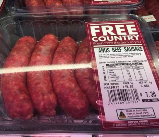 I’m not sure I want that sausage