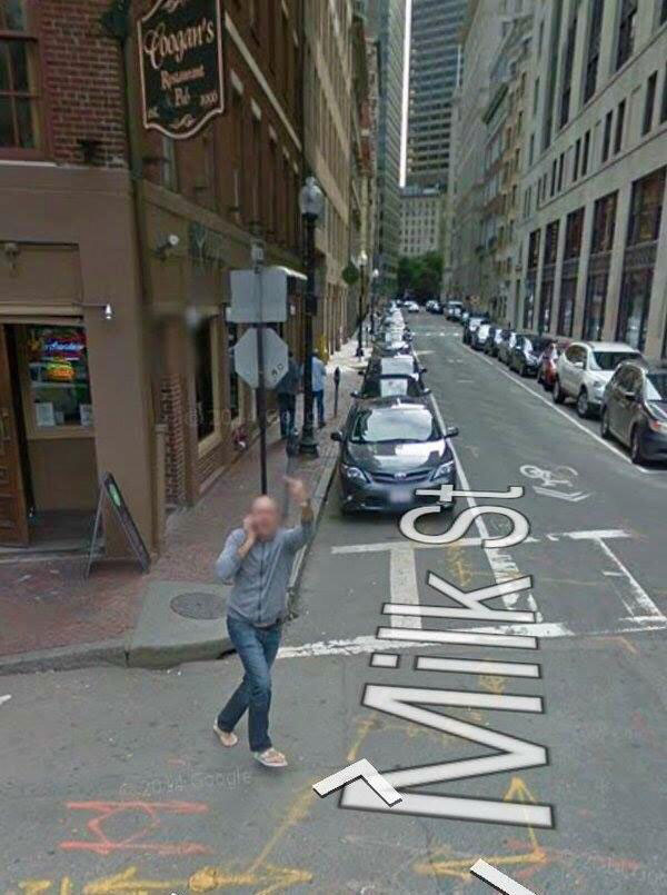 Google Street View captured the spirit of Boston perfectly with one photo
