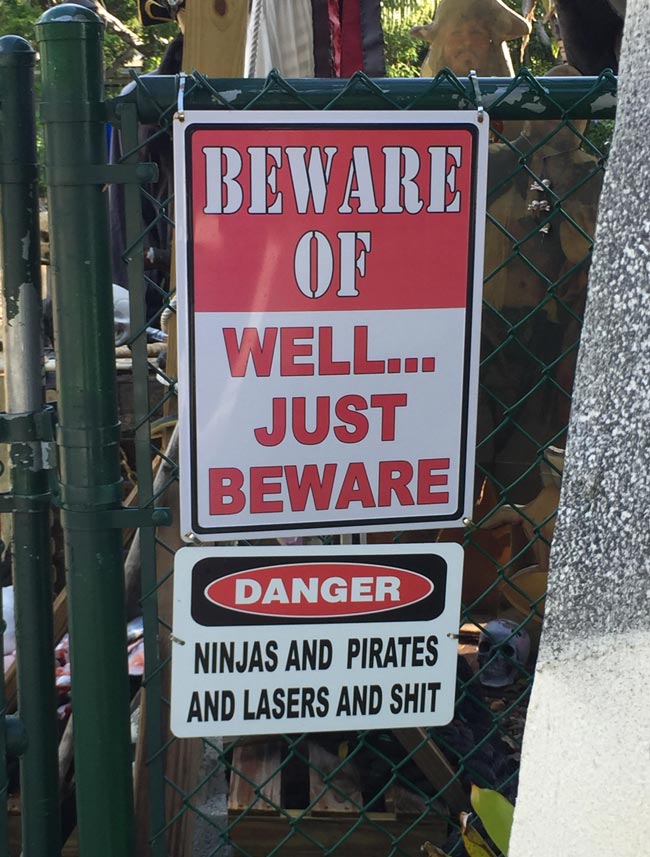 Beware of..