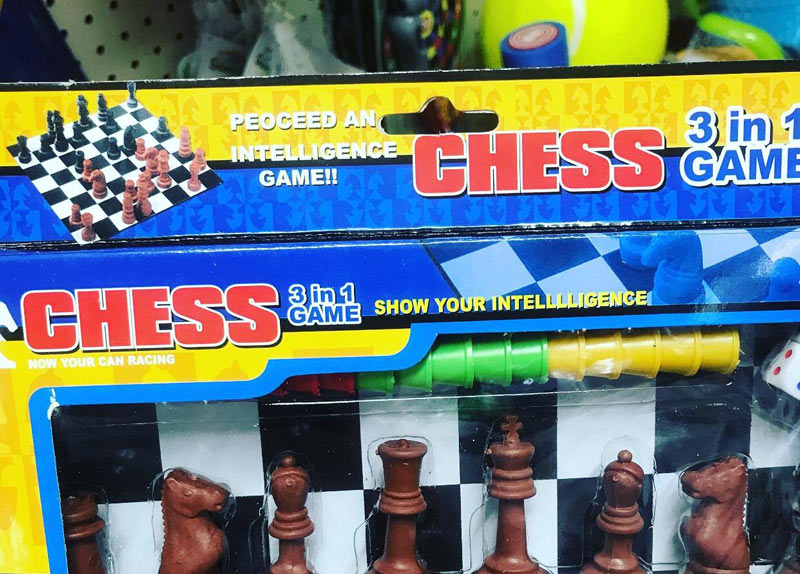 Play Chess. Show your intelllligence