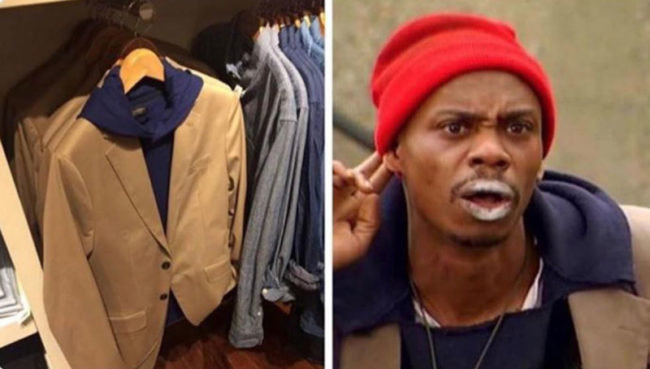 They’re selling Dave Chappelle’s crackhead outfit at Banana Republic