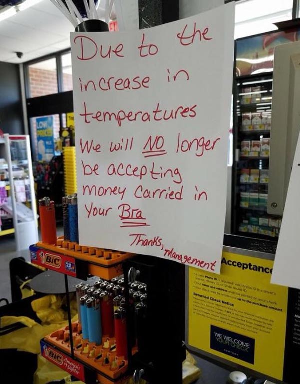 Due to the increase in temperatures..