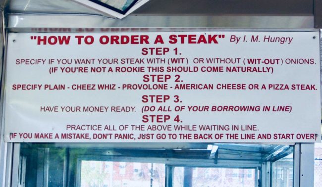 How to order a steak in Philly