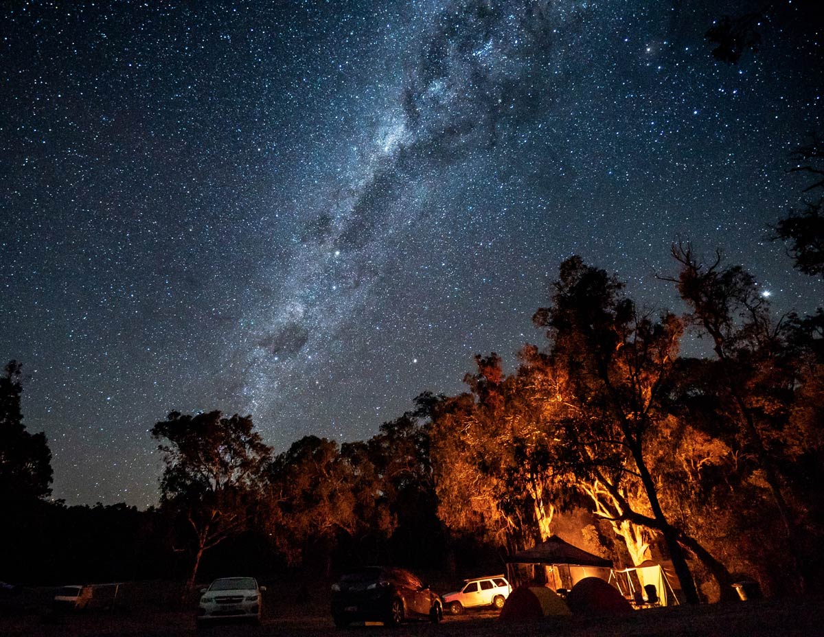 Winter camping is amazing in Australia