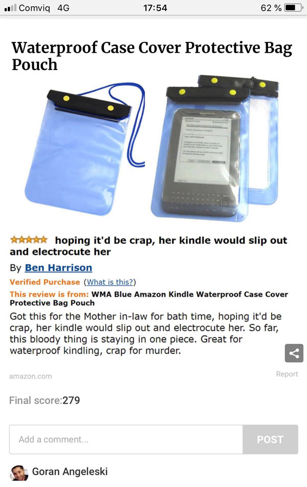 Waterproof Kindle Case