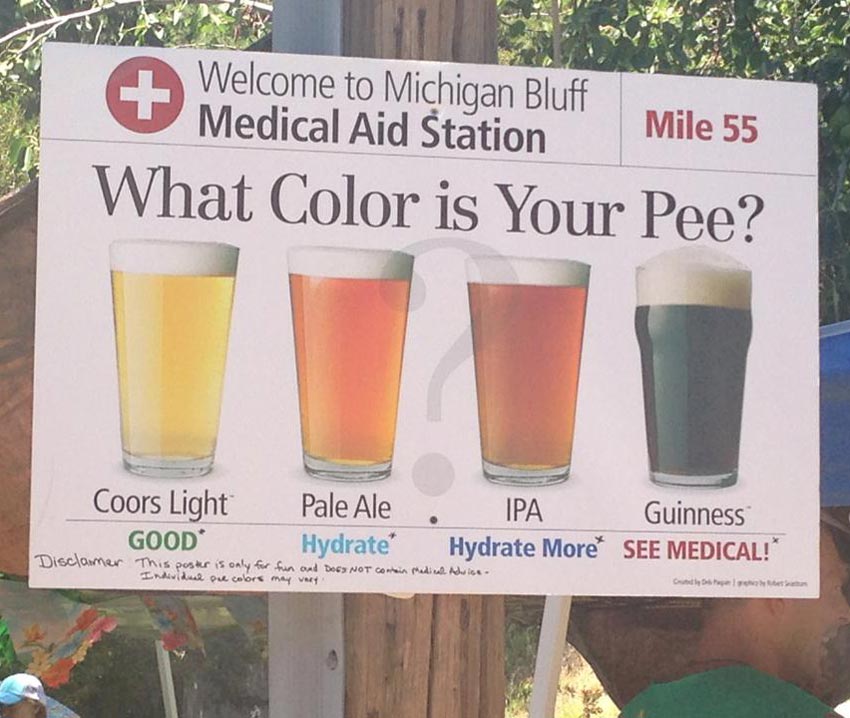 What color is your pee?