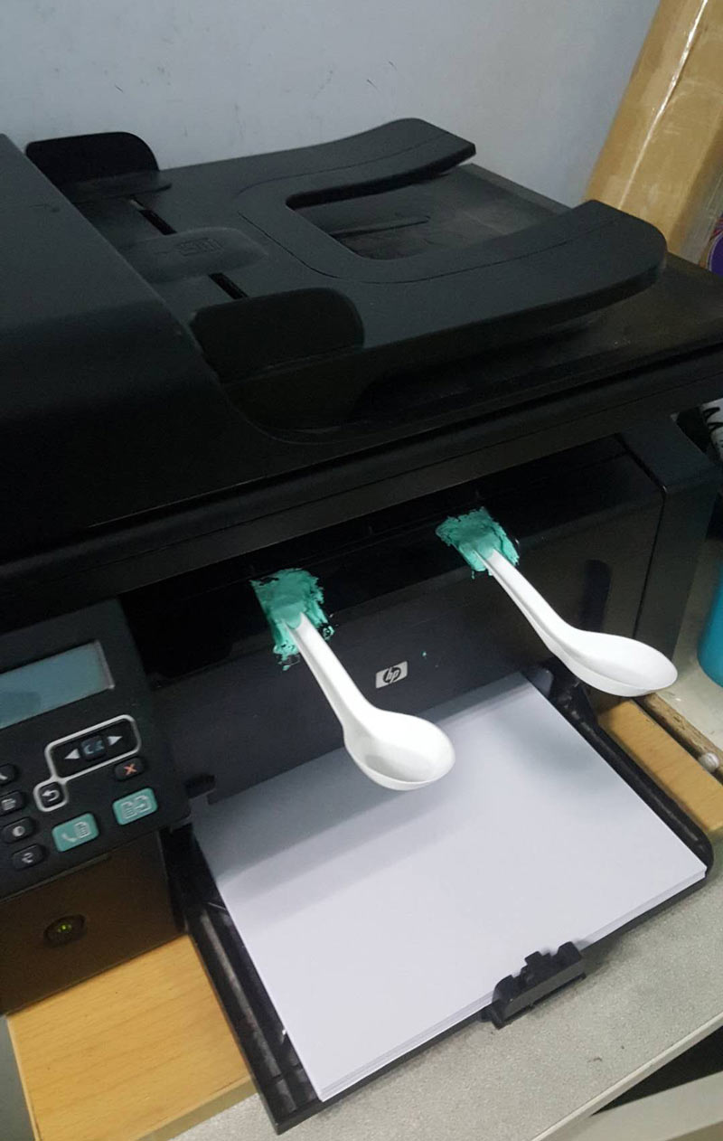 How the IT guys fixed the printer at my school in China