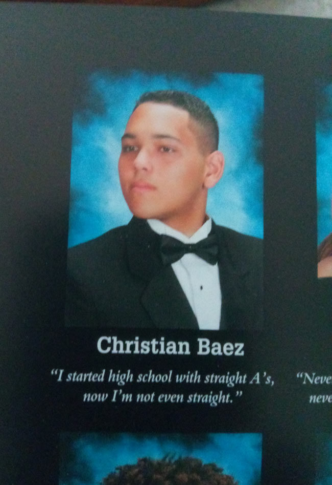 This yearbook quote