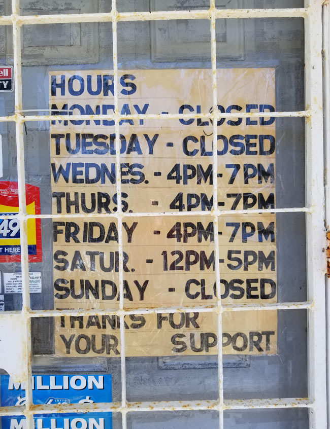 The inconvenience store
