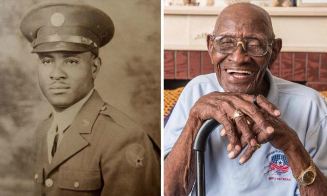 Lets all wish Richard "Arvin" Overton a happy 112th birthday. Having served the US Army in the Pacific during WWII, he is both the oldest living US Combat Veteran and oldest living male in the United States