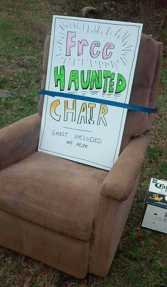 Free haunted chair
