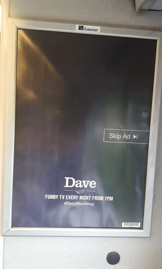 This Ad on the train