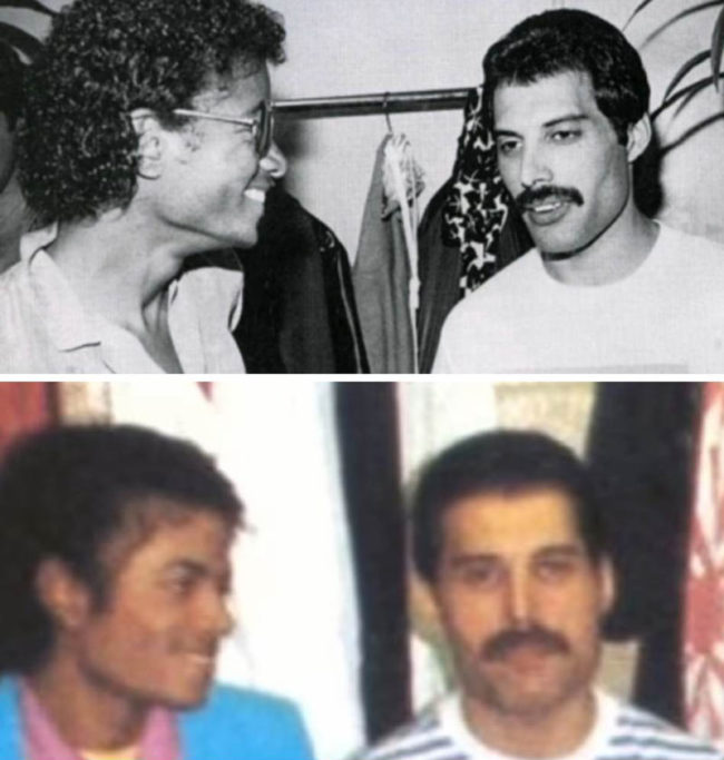 I wish someone looked at me like Michael Jackson looks at Freddie Mercury