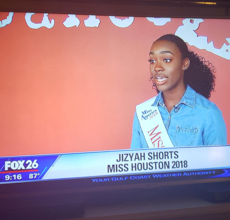 That's quite a name, Miss Houston 2018