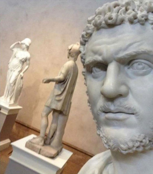 Ancient selfie