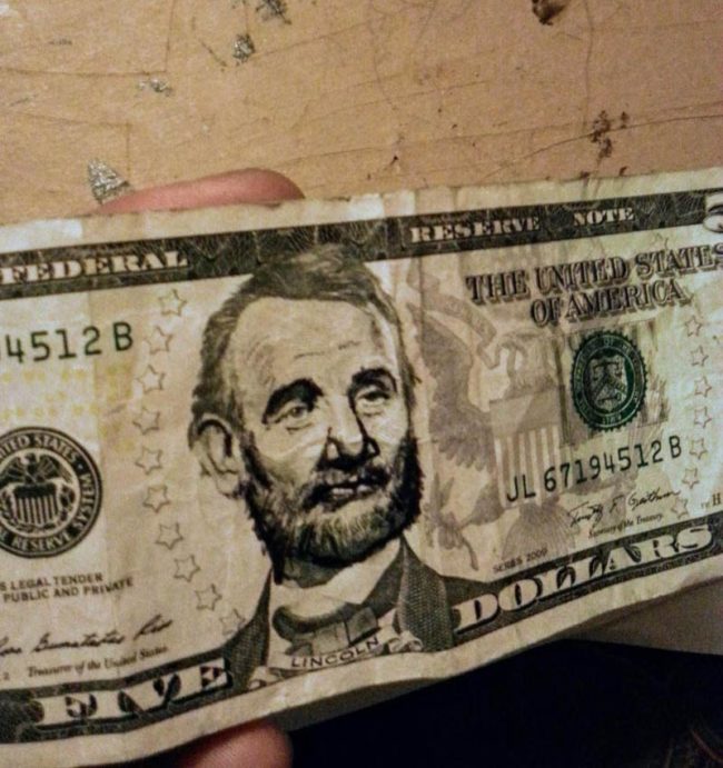 My $5 Bill Murray