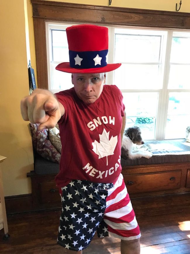 My Dad is a Canadian expat. Today he’s throwing his first 4th of July party as an American citizen