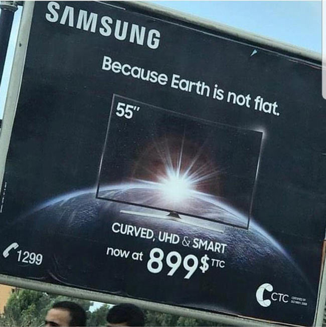 Flat earthers hate them