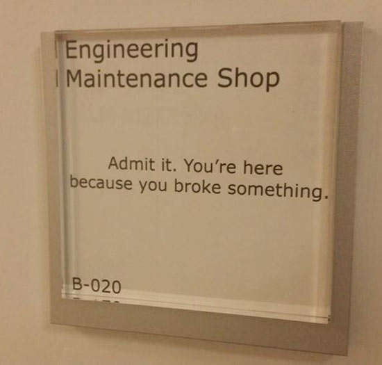 Engineering maintenance shop