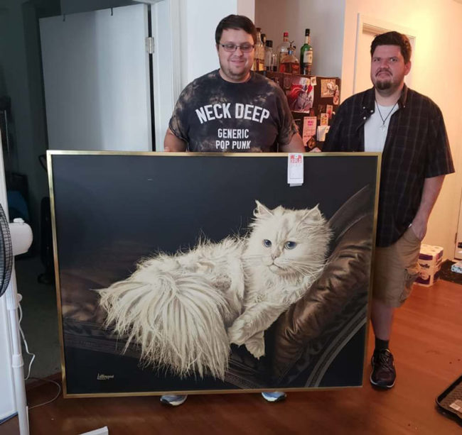 My friend bought this painting at a thrift store