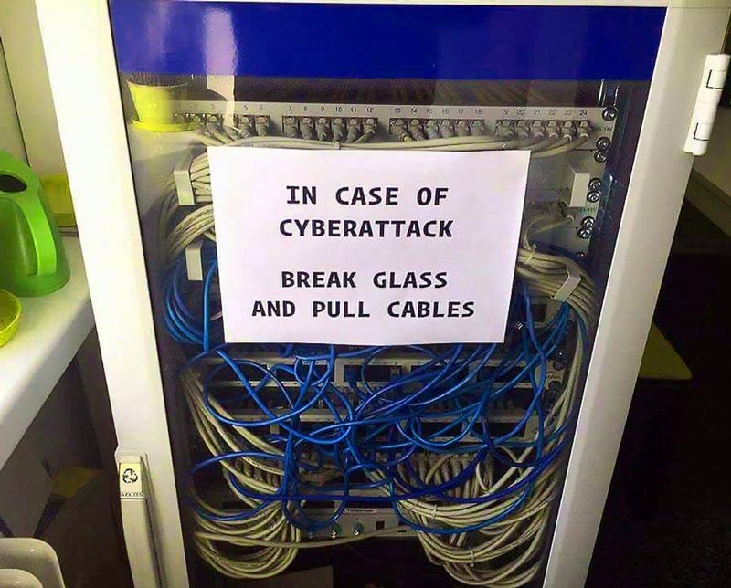In case of Cyberattack..