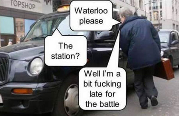 Waterloo please